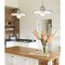 Z-Lite Paloma Pendant, 1-Light, 14 In.W x 6.25 In.H, Brushed Nickel/Clear 821P14-BN - alternate 4